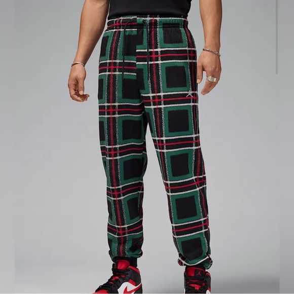 Jordan Plaid Jogger Sweat pants